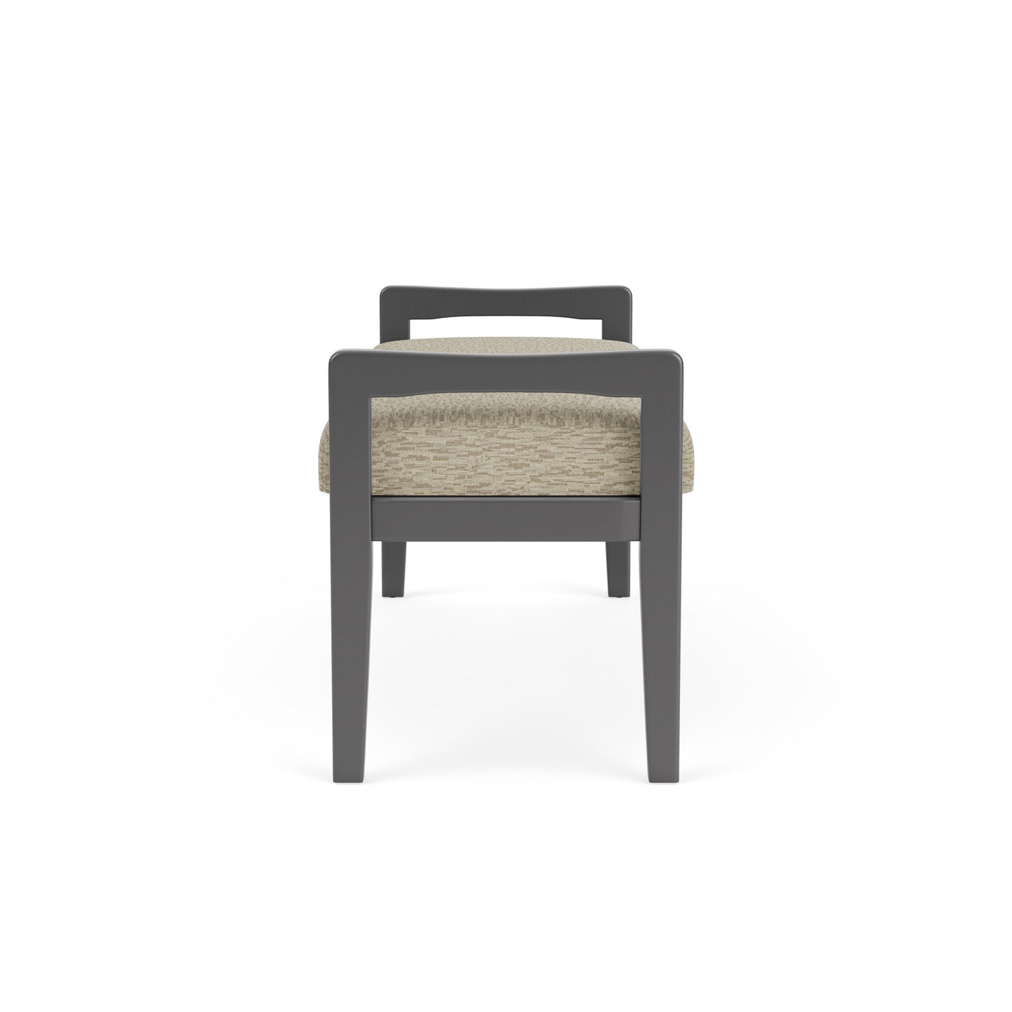 Weston Waiting Reception 2 Seat Bench Wood Frame
