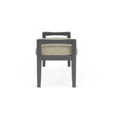 Weston Waiting Reception 2 Seat Bench Wood Frame