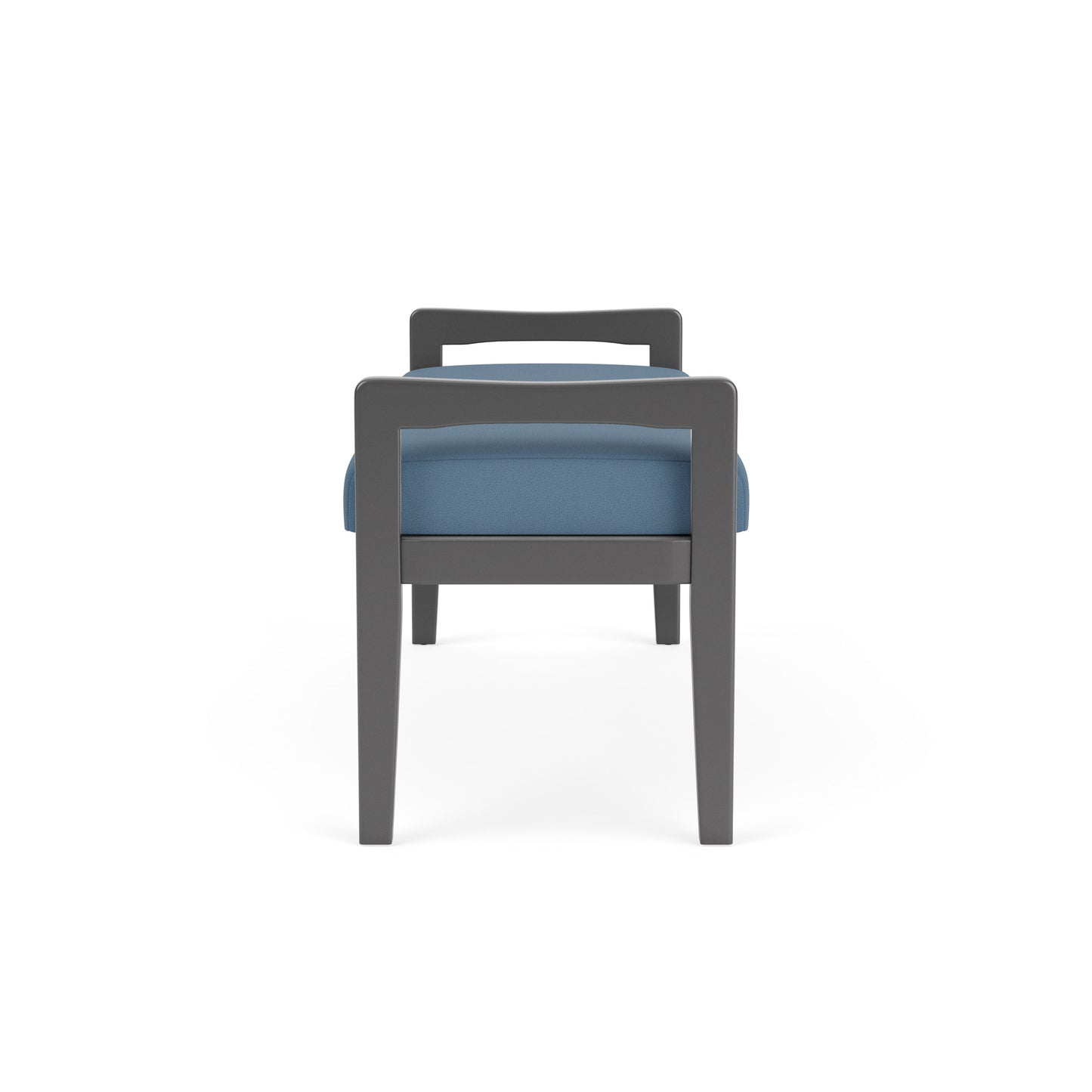 Weston Waiting Reception 2 Seat Bench Wood Frame