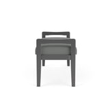 Weston Waiting Reception 2 Seat Bench Wood Frame