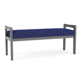 Weston Waiting Reception 2 Seat Bench Wood Frame