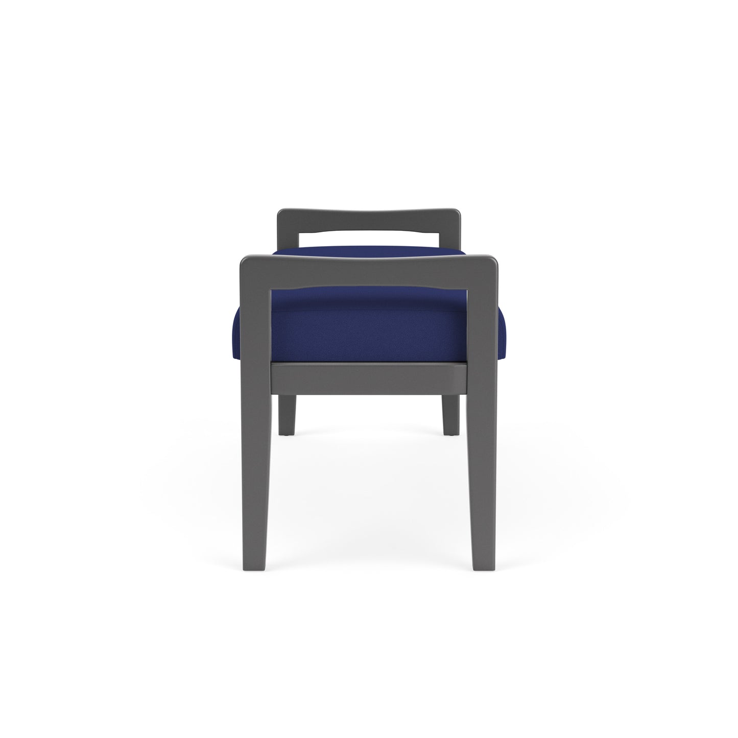 Weston Waiting Reception 2 Seat Bench Wood Frame