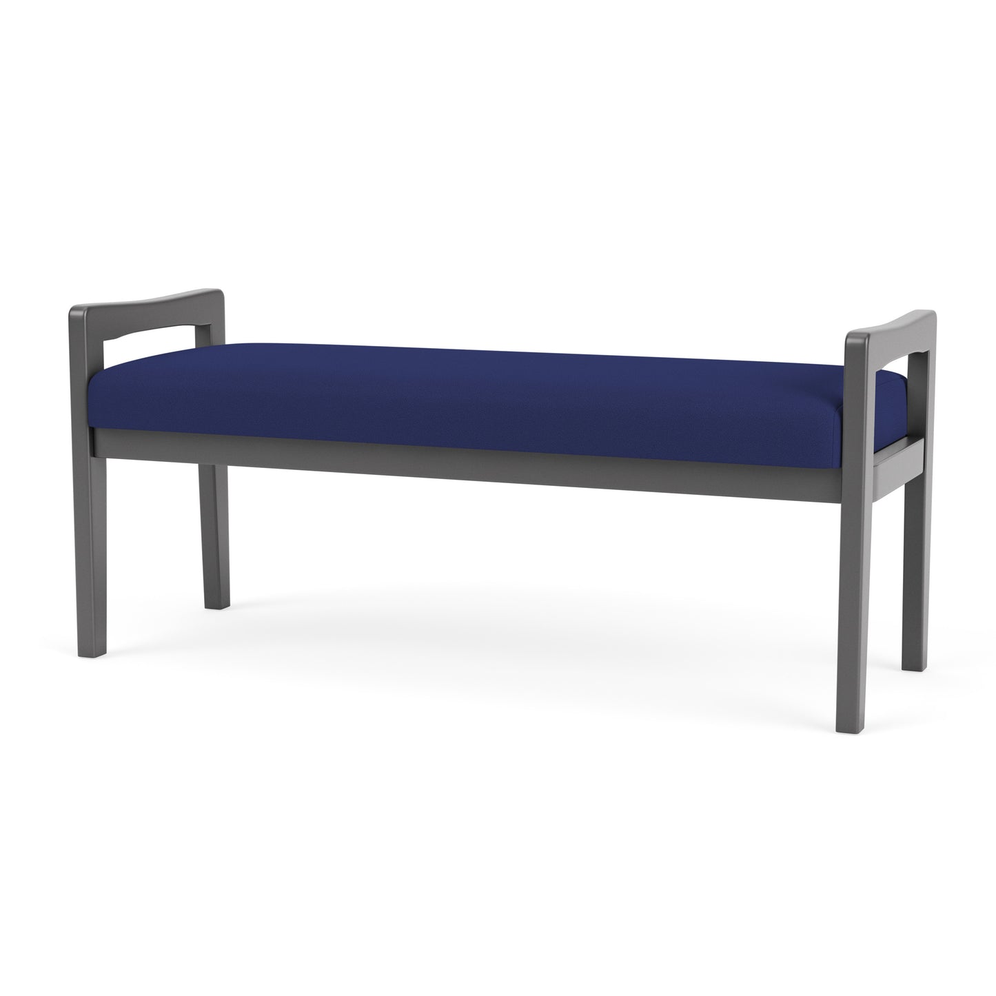 Weston Waiting Reception 2 Seat Bench Wood Frame