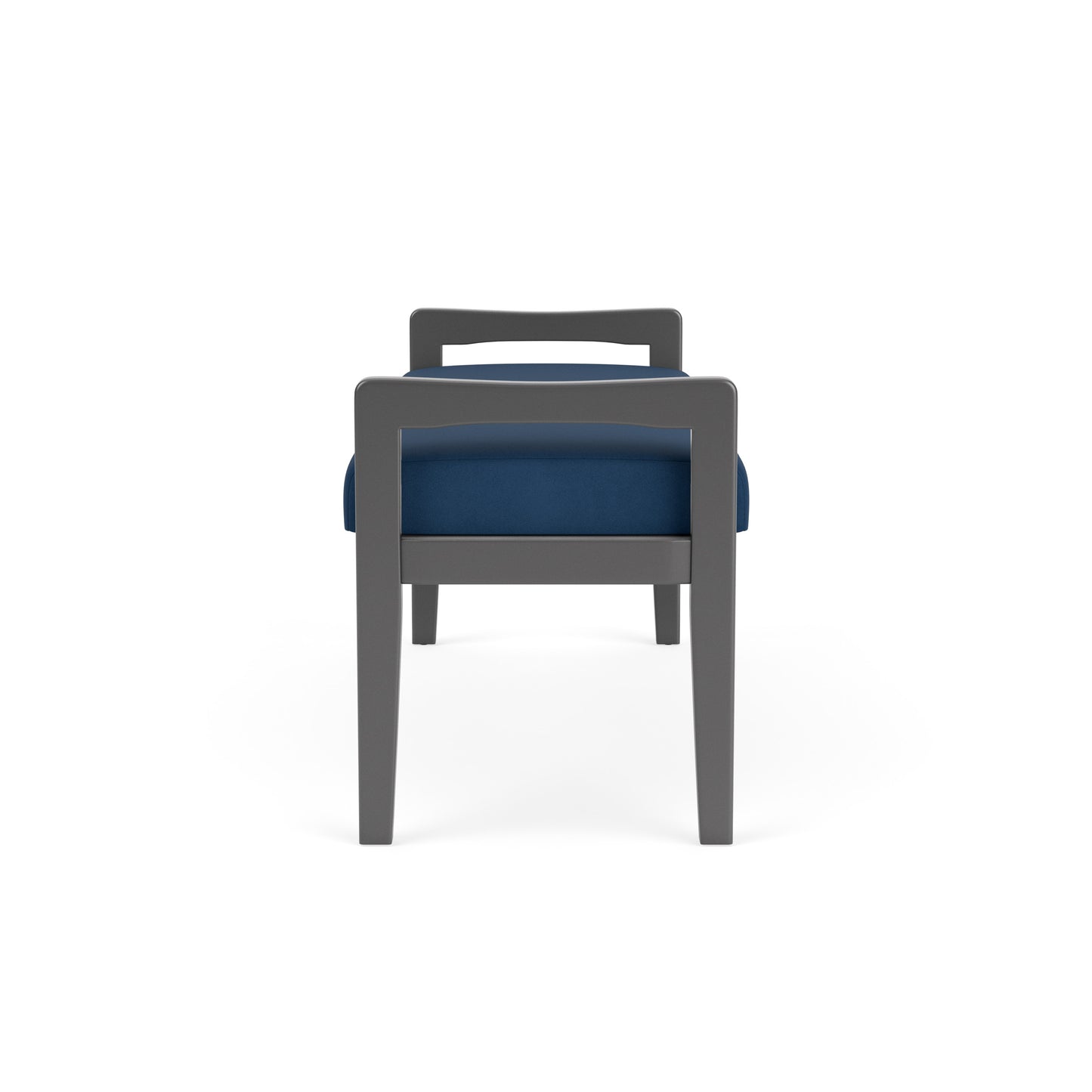 Weston Waiting Reception 2 Seat Bench Wood Frame