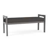 Weston Waiting Reception 2 Seat Bench Wood Frame