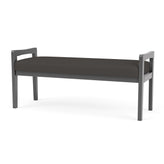 Weston Waiting Reception 2 Seat Bench Wood Frame
