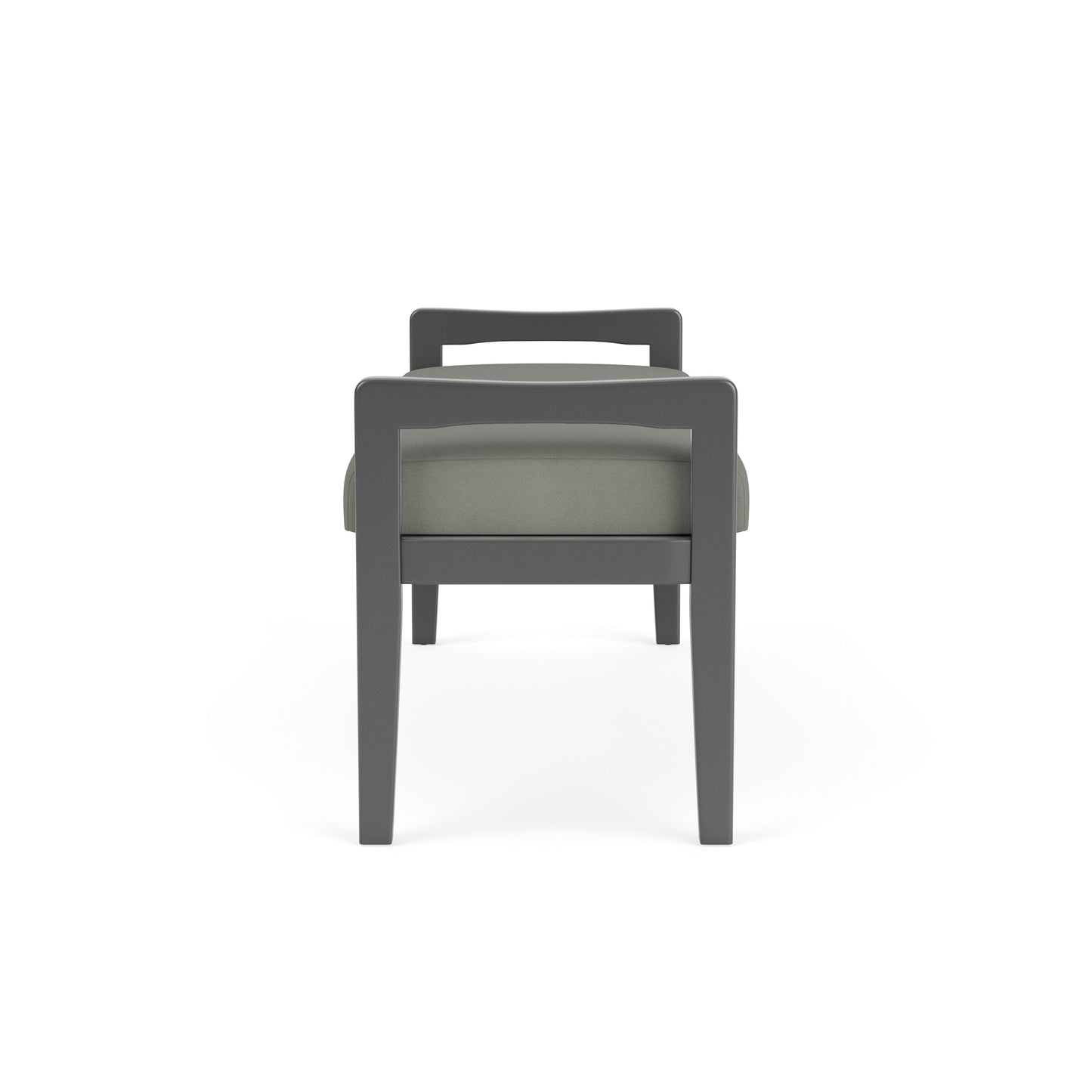 Weston Waiting Reception 2 Seat Bench Wood Frame