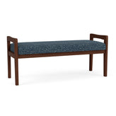 Weston Waiting Reception 2 Seat Bench Wood Frame