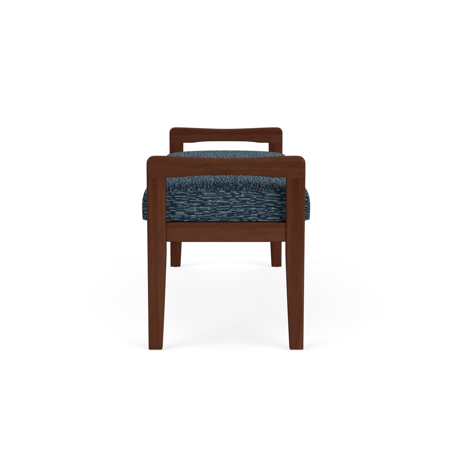 Weston Waiting Reception 2 Seat Bench Wood Frame