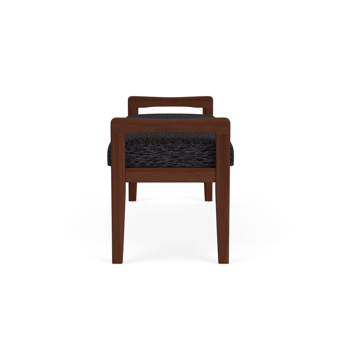 Weston Waiting Reception 2 Seat Bench Wood Frame