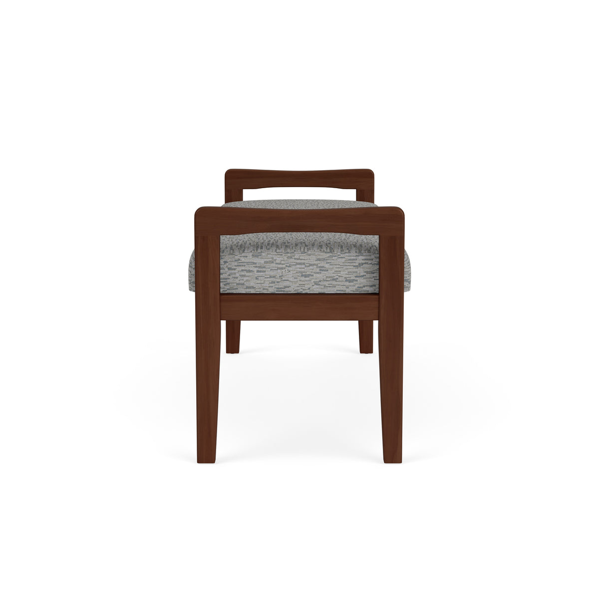 Weston Waiting Reception 2 Seat Bench Wood Frame