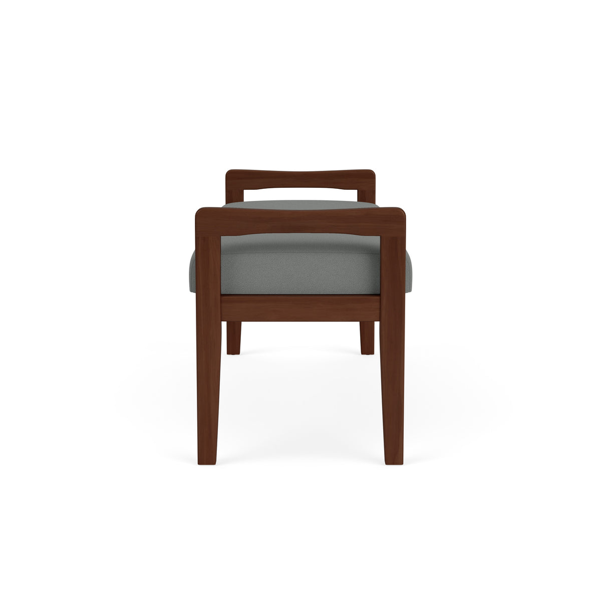 Weston Waiting Reception 2 Seat Bench Wood Frame