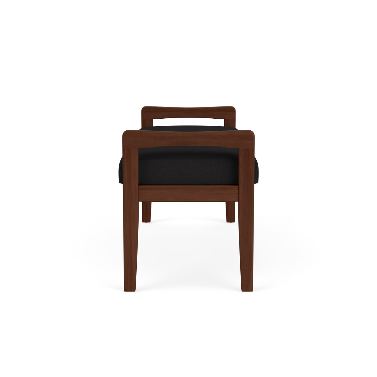 Weston Waiting Reception 2 Seat Bench Wood Frame