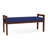 Weston Waiting Reception 2 Seat Bench Wood Frame