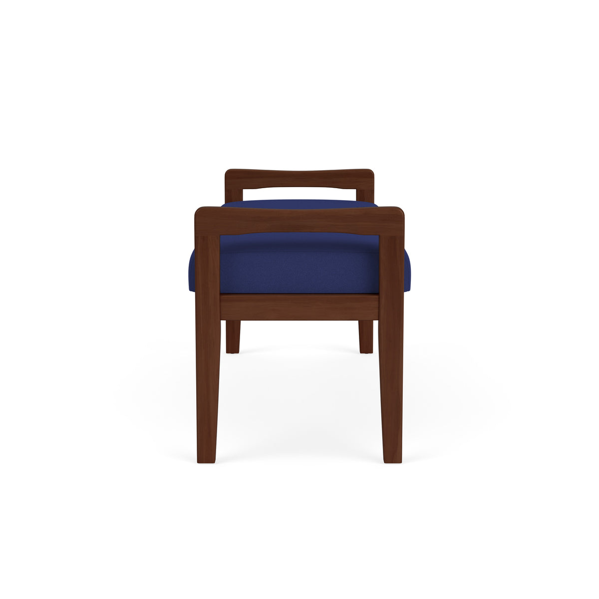 Weston Waiting Reception 2 Seat Bench Wood Frame