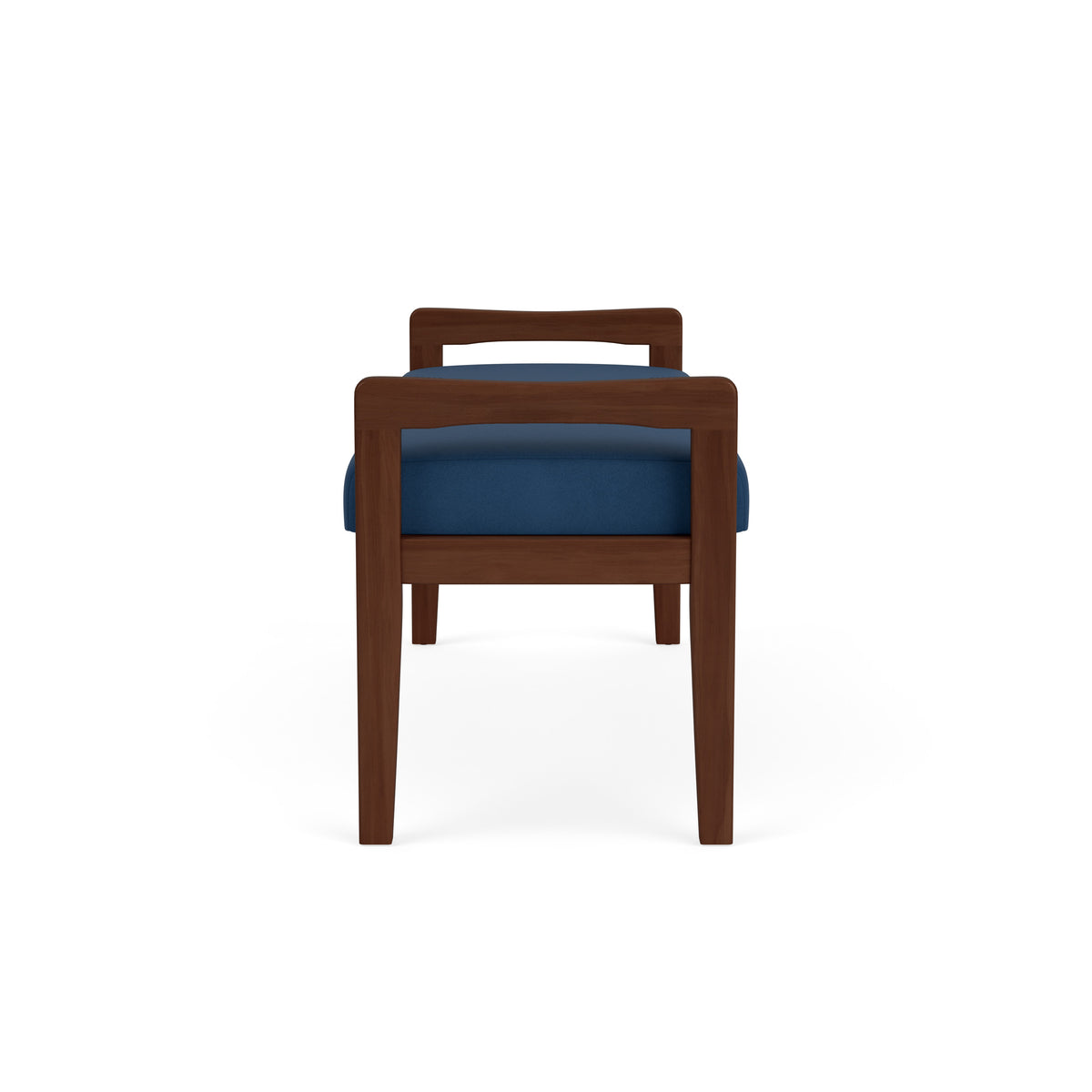 Weston Waiting Reception 2 Seat Bench Wood Frame