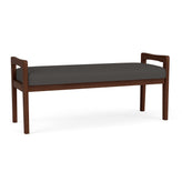 Weston Waiting Reception 2 Seat Bench Wood Frame