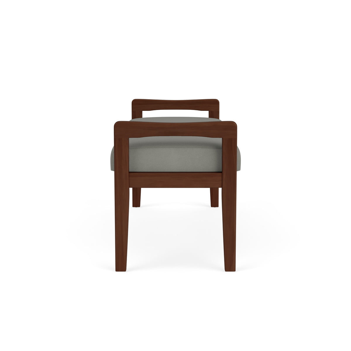 Weston Waiting Reception 2 Seat Bench Wood Frame