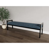 Weston Waiting Reception 3 Seat Bench Wood Frame