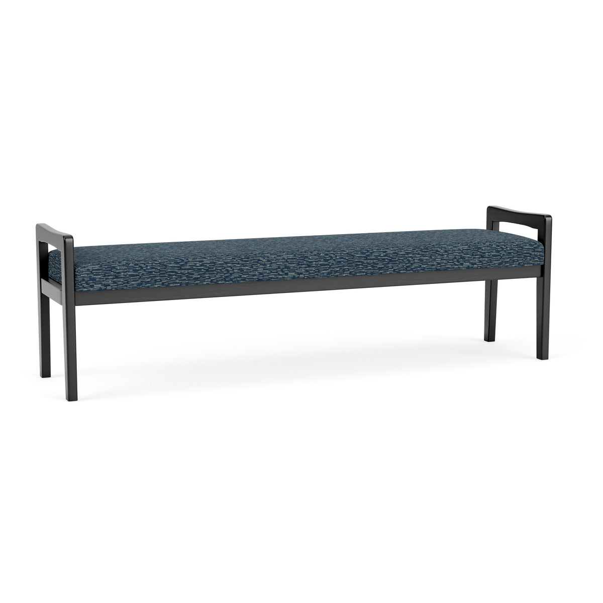 Weston Waiting Reception 3 Seat Bench Wood Frame