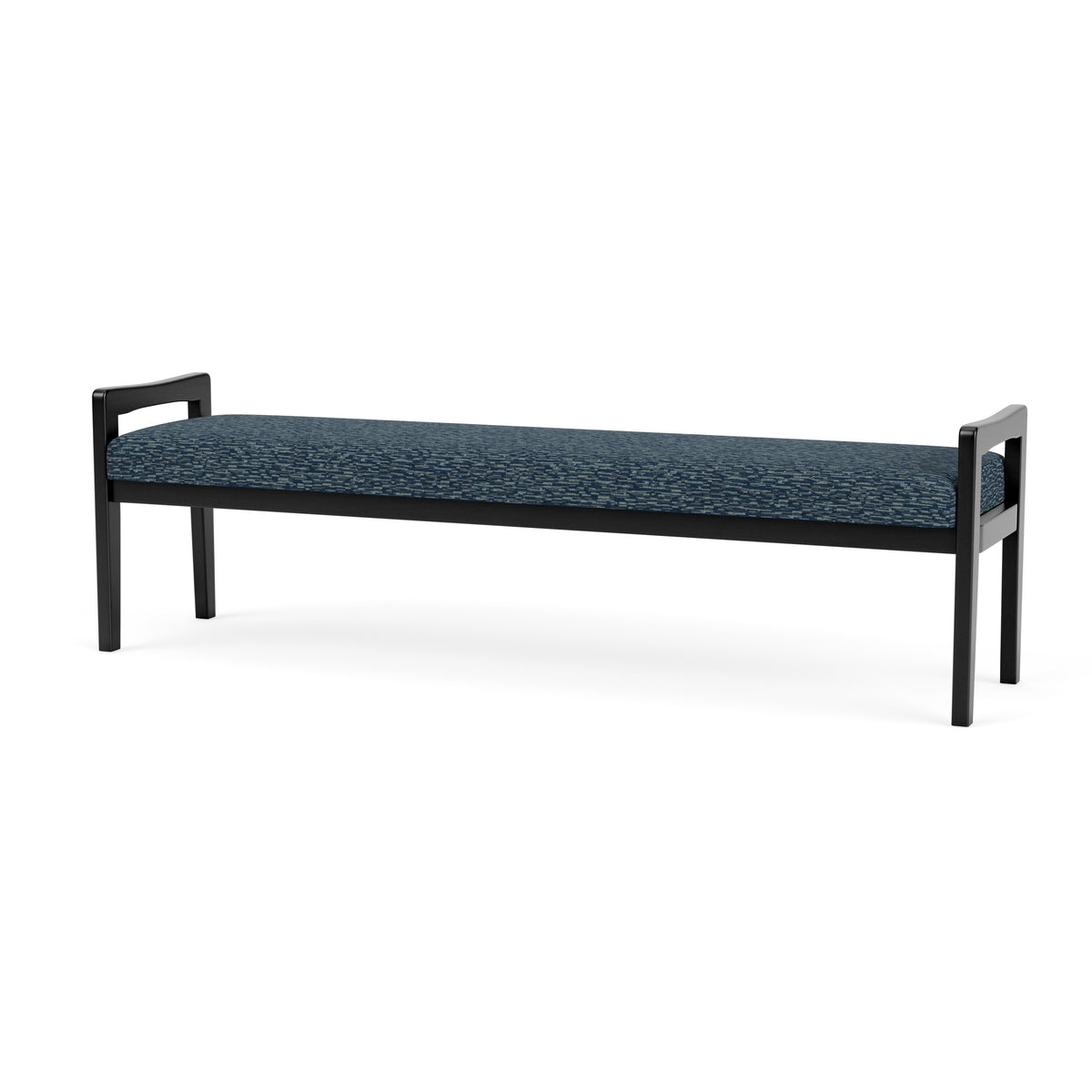 Weston Waiting Reception 3 Seat Bench Wood Frame