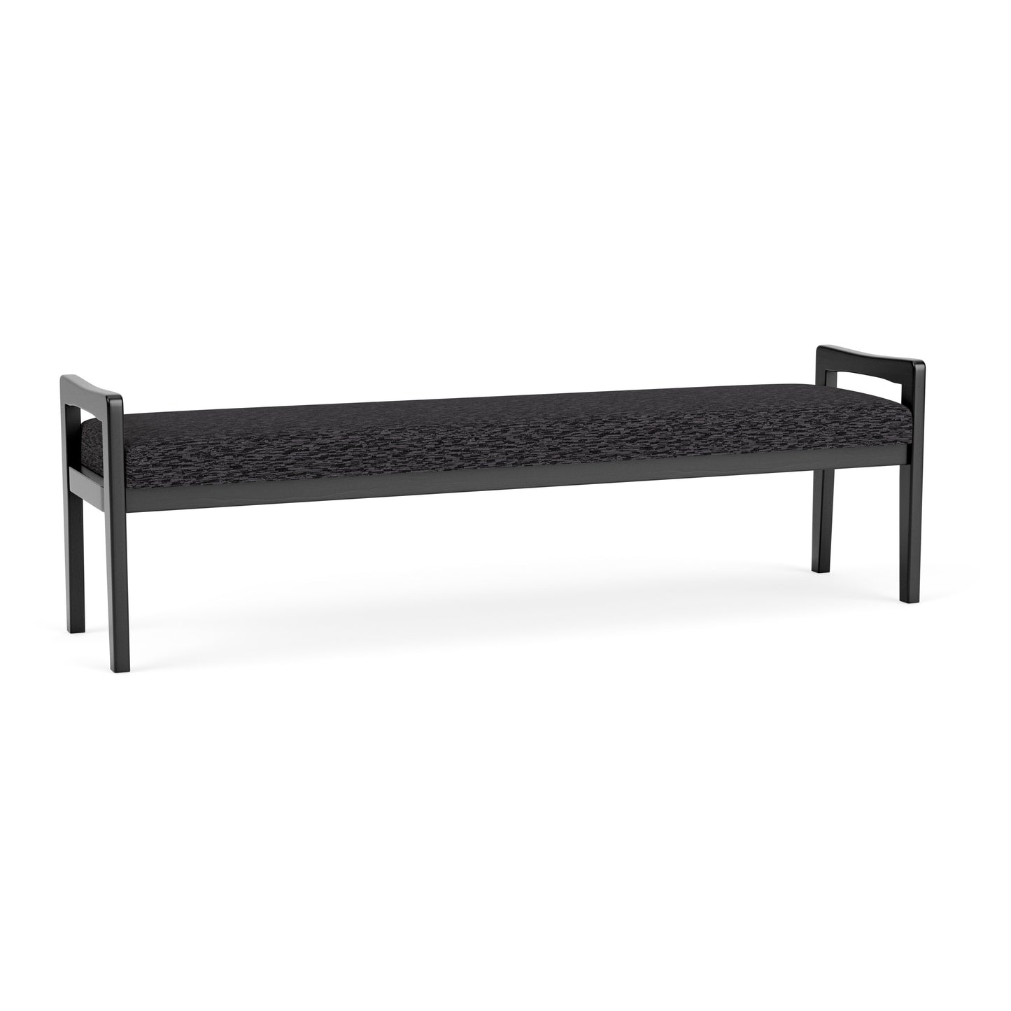 Weston Waiting Reception 3 Seat Bench Wood Frame