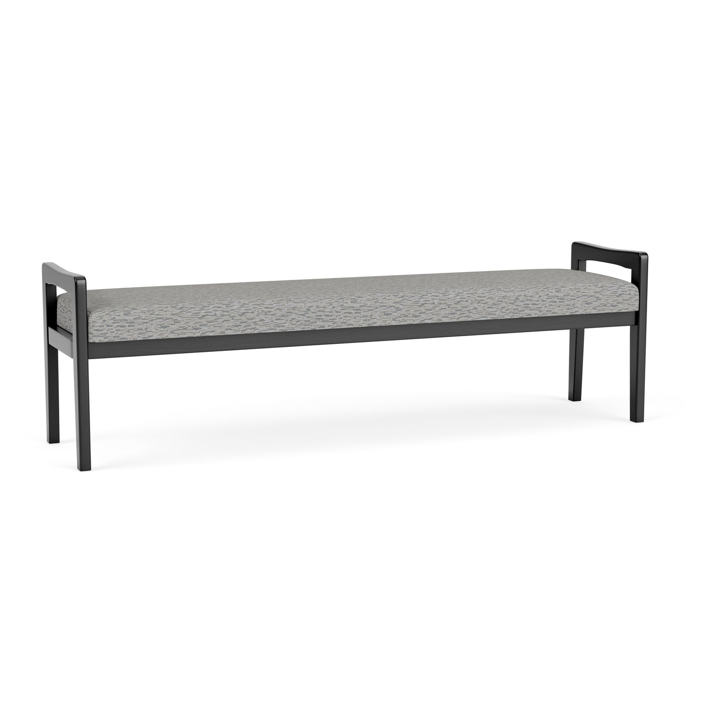 Weston Waiting Reception 3 Seat Bench Wood Frame