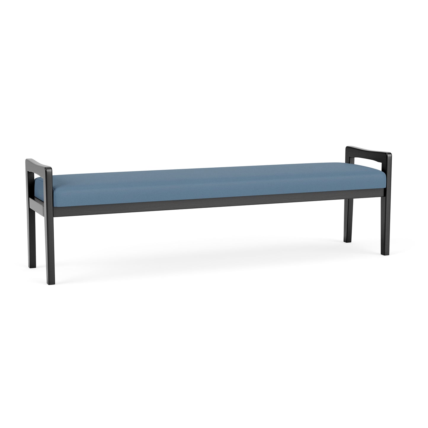 Weston Waiting Reception 3 Seat Bench Wood Frame