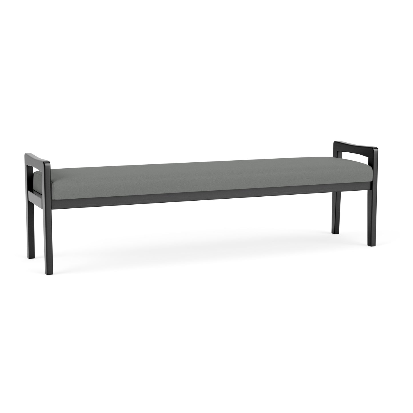 Weston Waiting Reception 3 Seat Bench Wood Frame