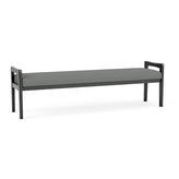 Weston Waiting Reception 3 Seat Bench Wood Frame