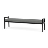 Weston Waiting Reception 3 Seat Bench Wood Frame