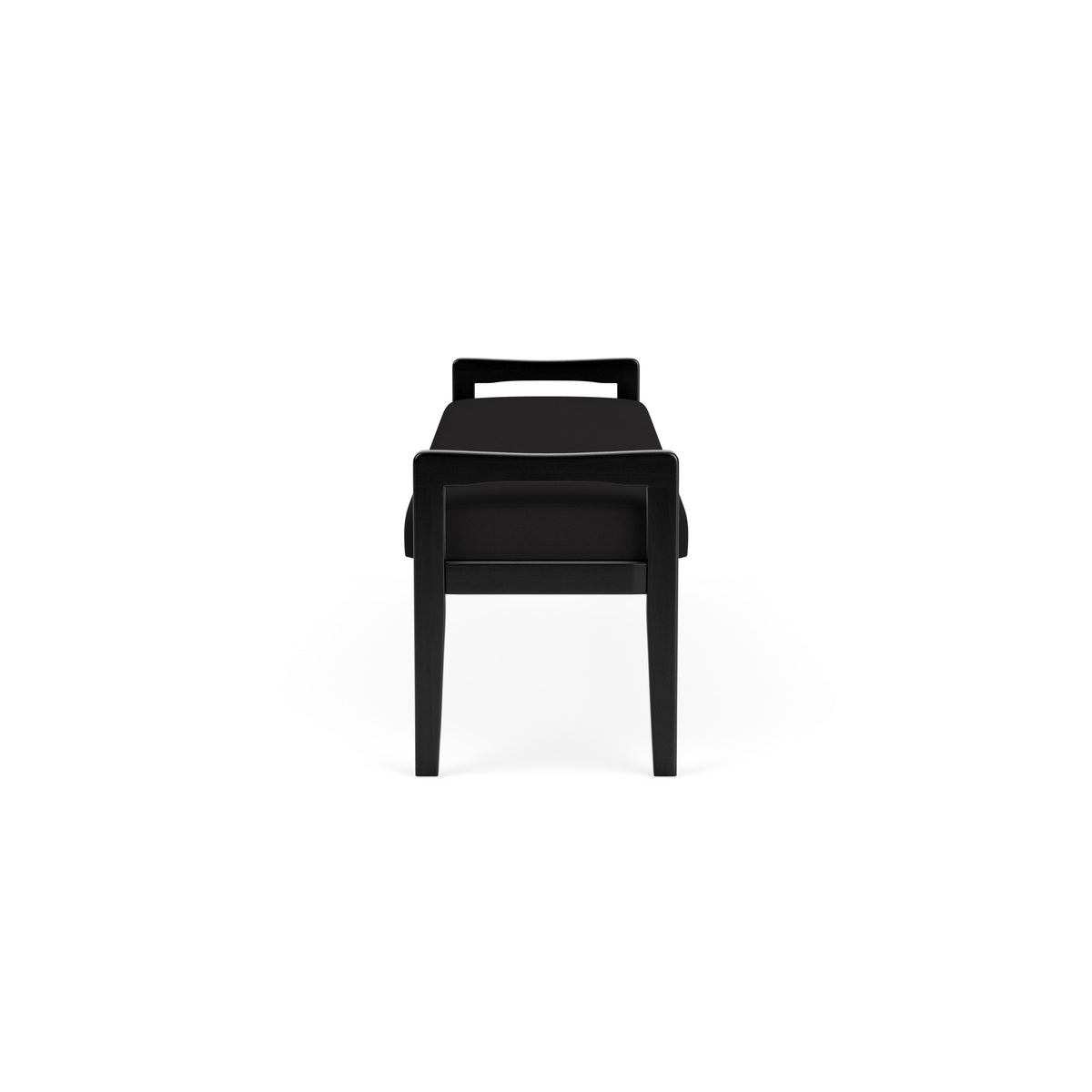 Weston Waiting Reception 3 Seat Bench Wood Frame