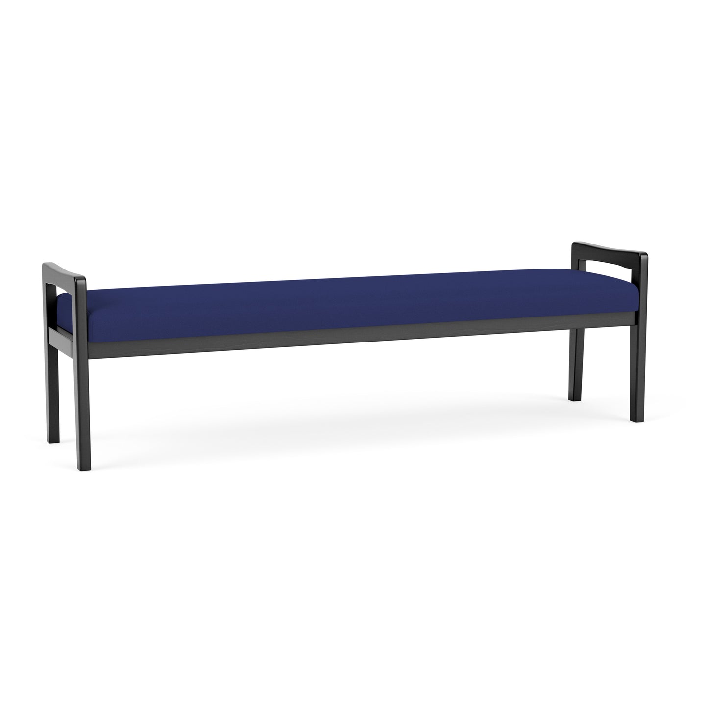 Weston Waiting Reception 3 Seat Bench Wood Frame