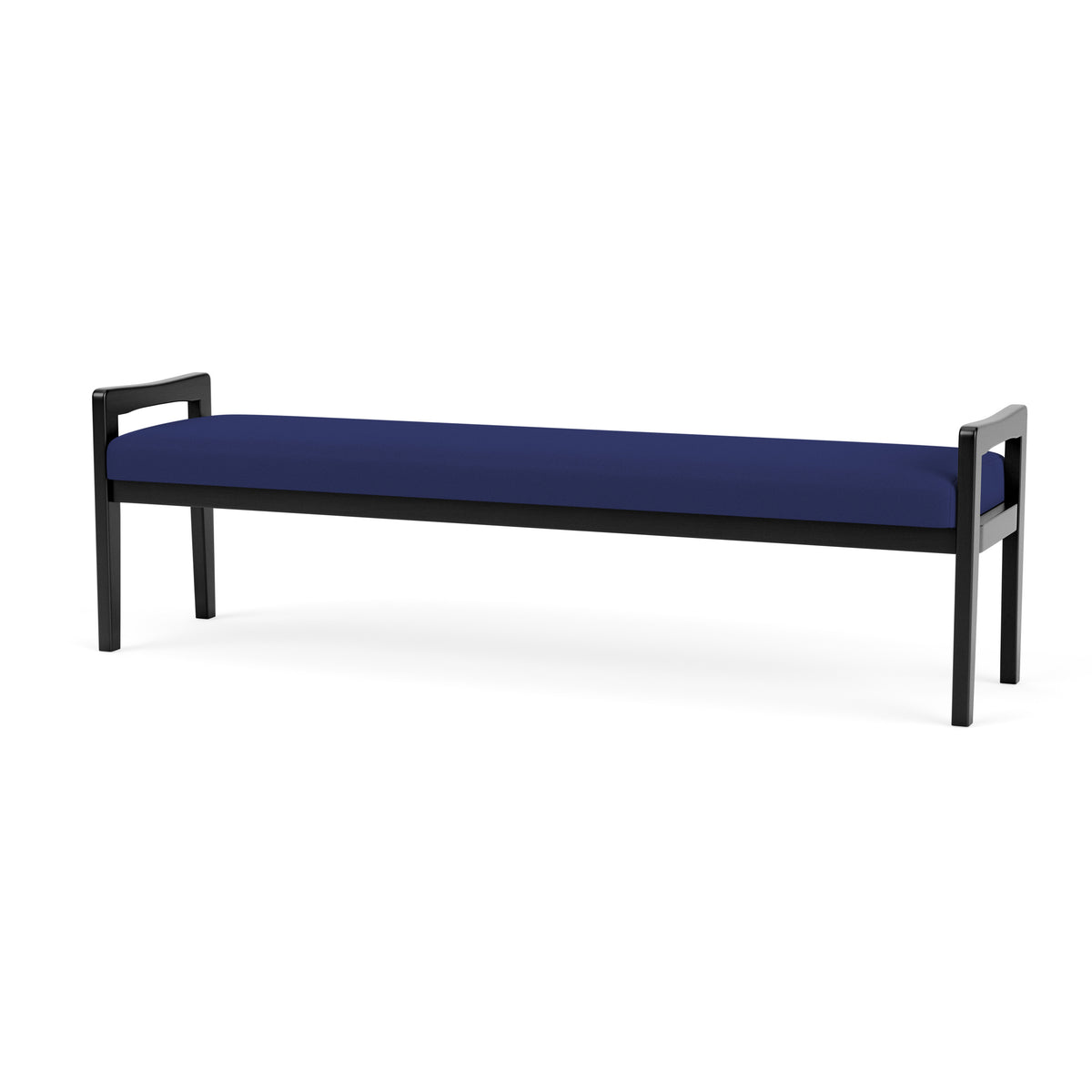 Weston Waiting Reception 3 Seat Bench Wood Frame