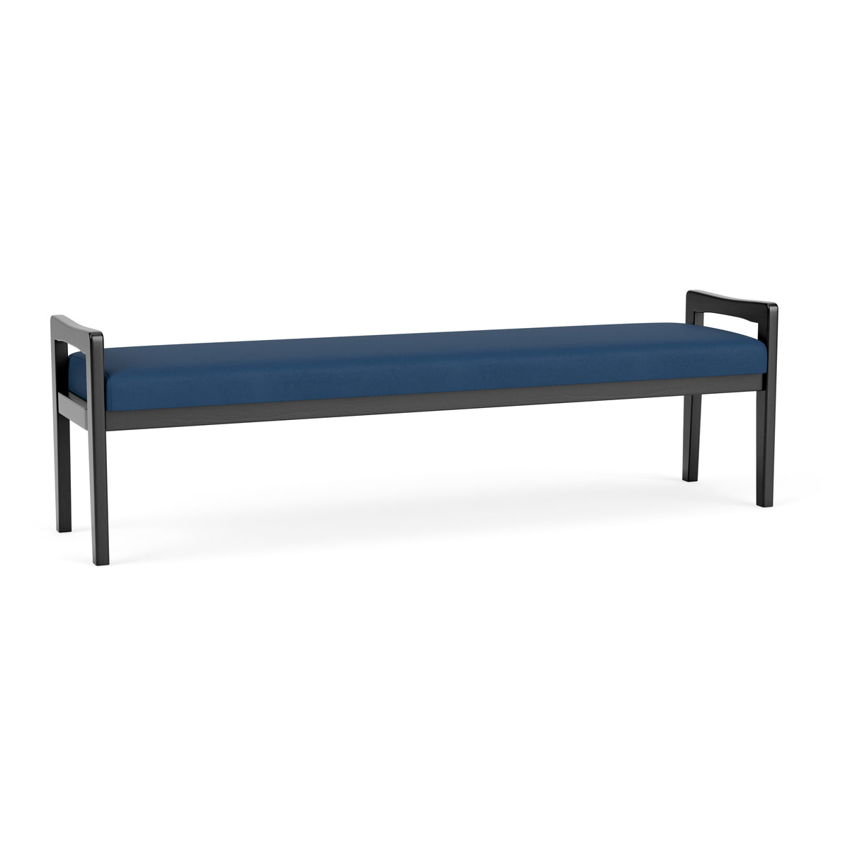 Weston Waiting Reception 3 Seat Bench Wood Frame