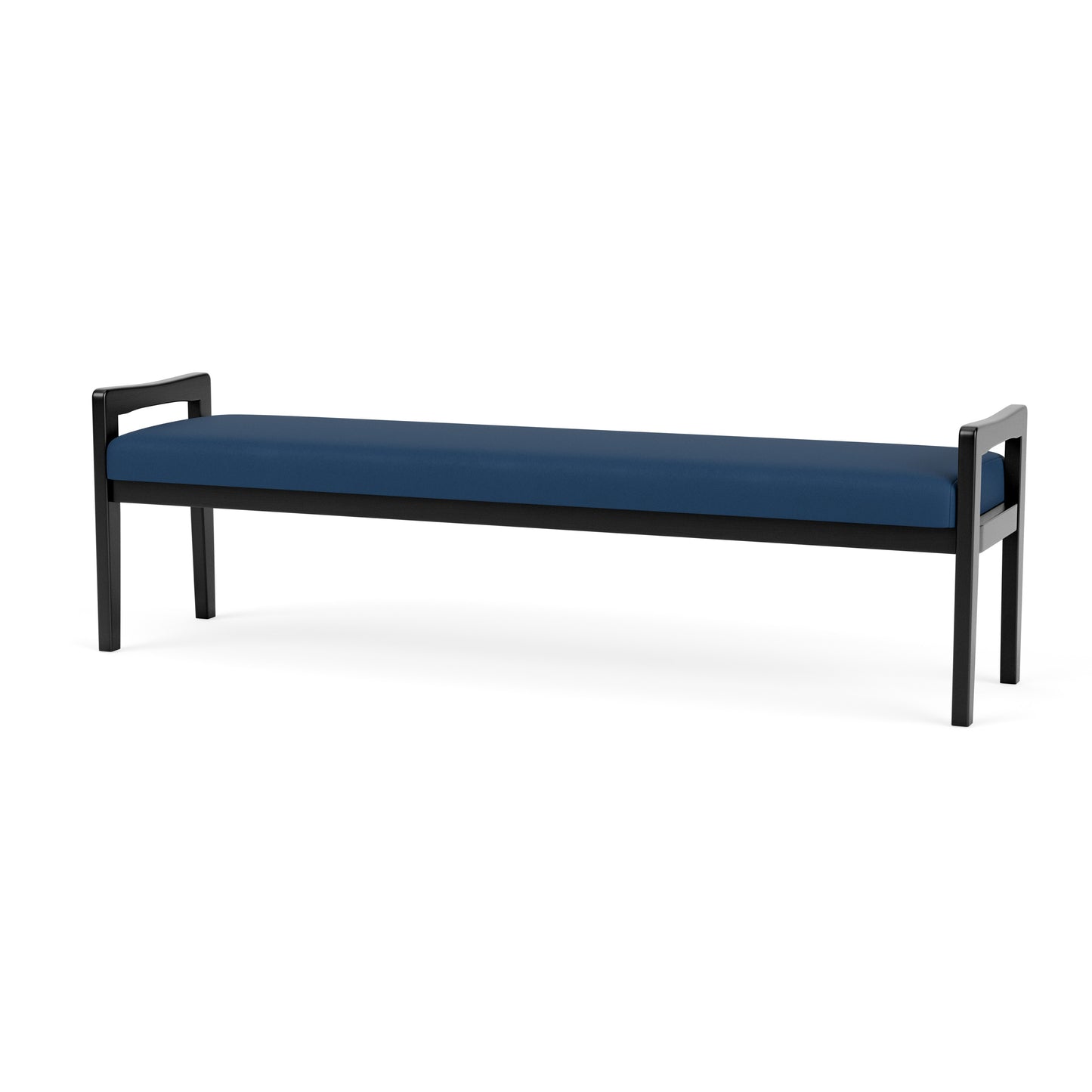 Weston Waiting Reception 3 Seat Bench Wood Frame