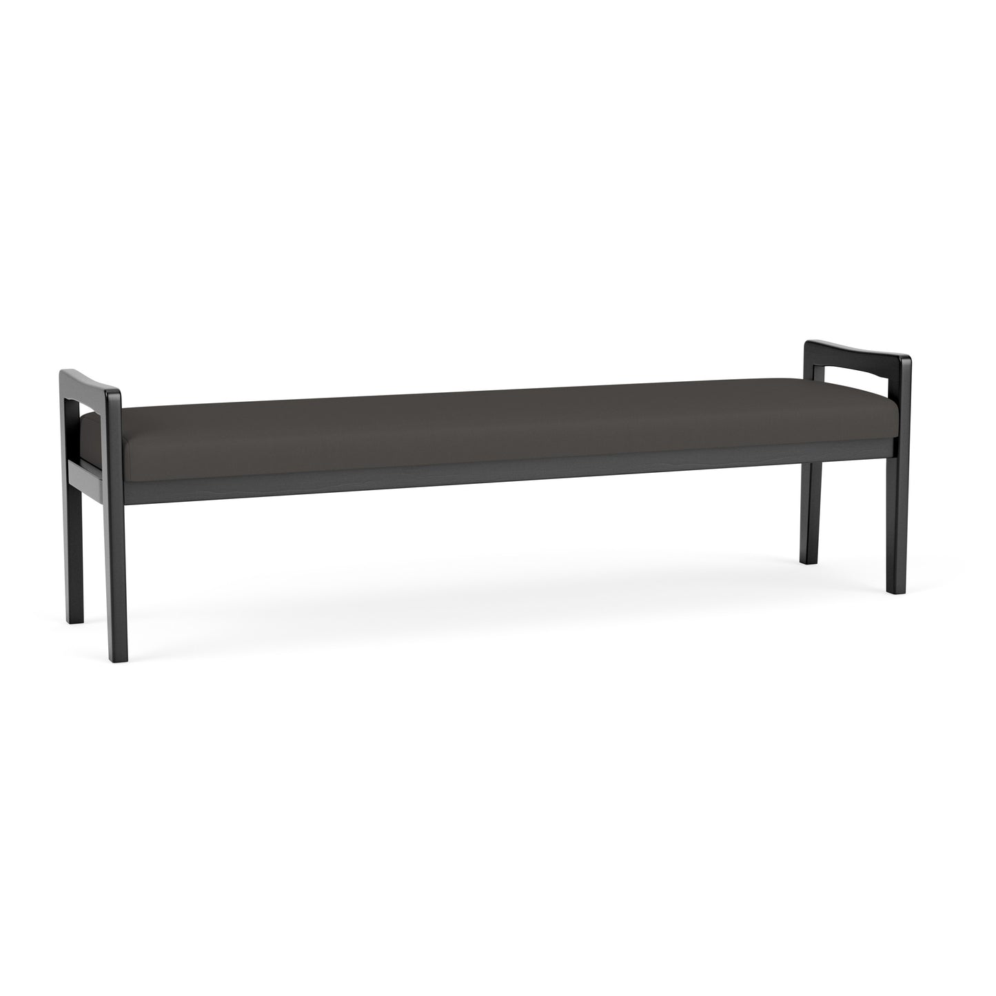 Weston Waiting Reception 3 Seat Bench Wood Frame