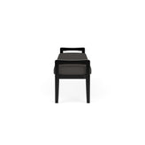Weston Waiting Reception 3 Seat Bench Wood Frame
