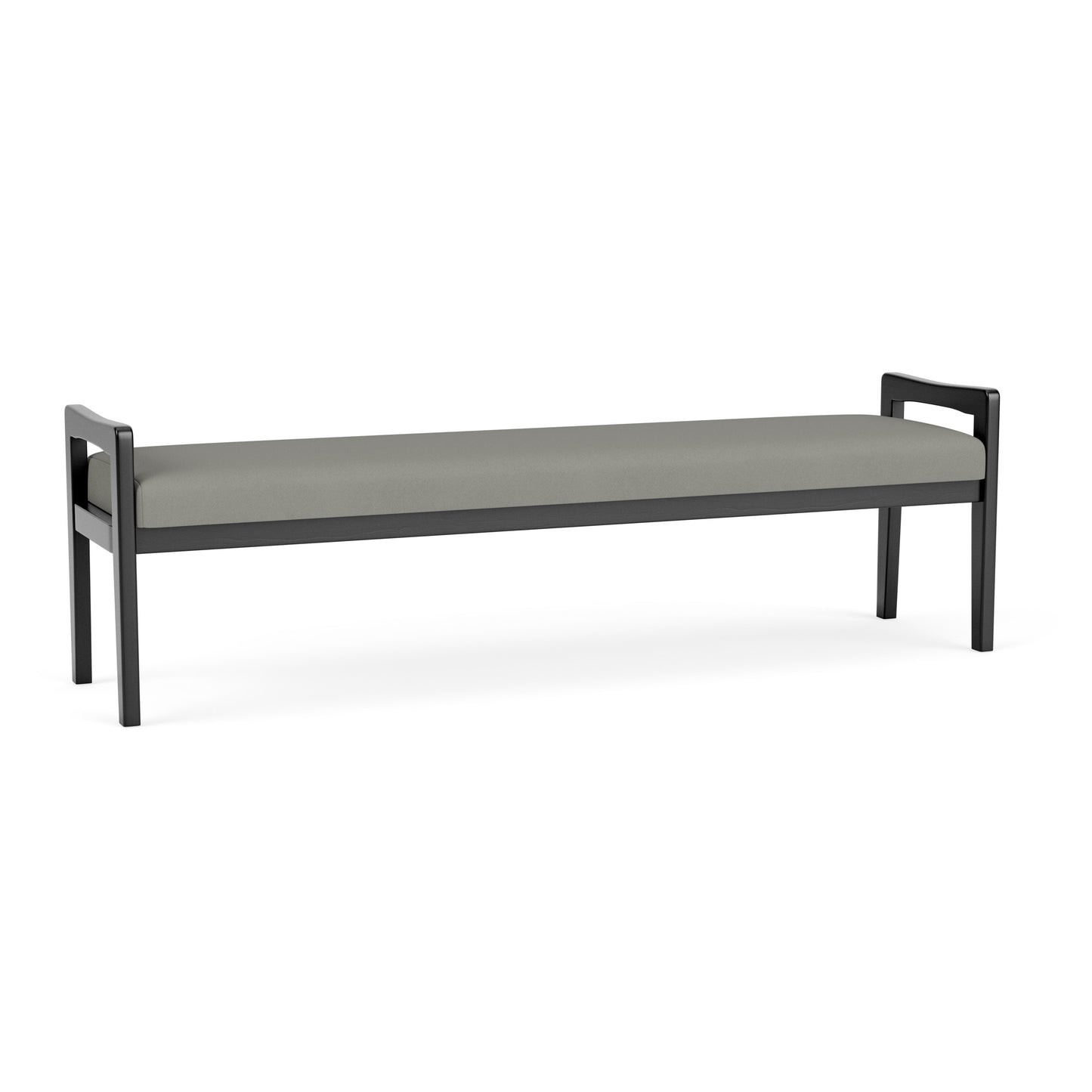 Weston Waiting Reception 3 Seat Bench Wood Frame