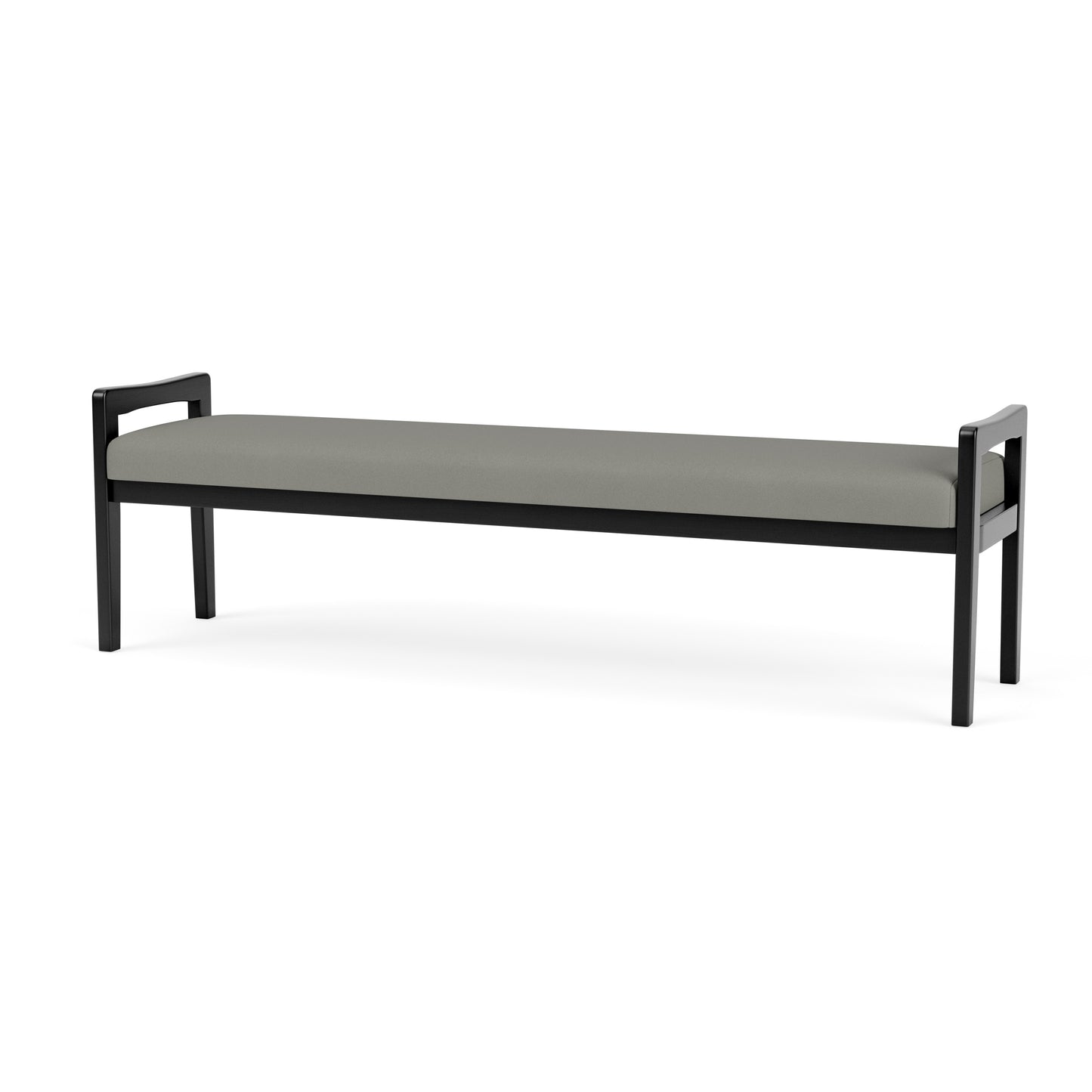 Weston Waiting Reception 3 Seat Bench Wood Frame