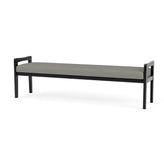 Weston Waiting Reception 3 Seat Bench Wood Frame