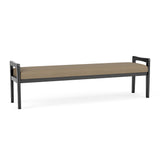 Weston Waiting Reception 3 Seat Bench Wood Frame
