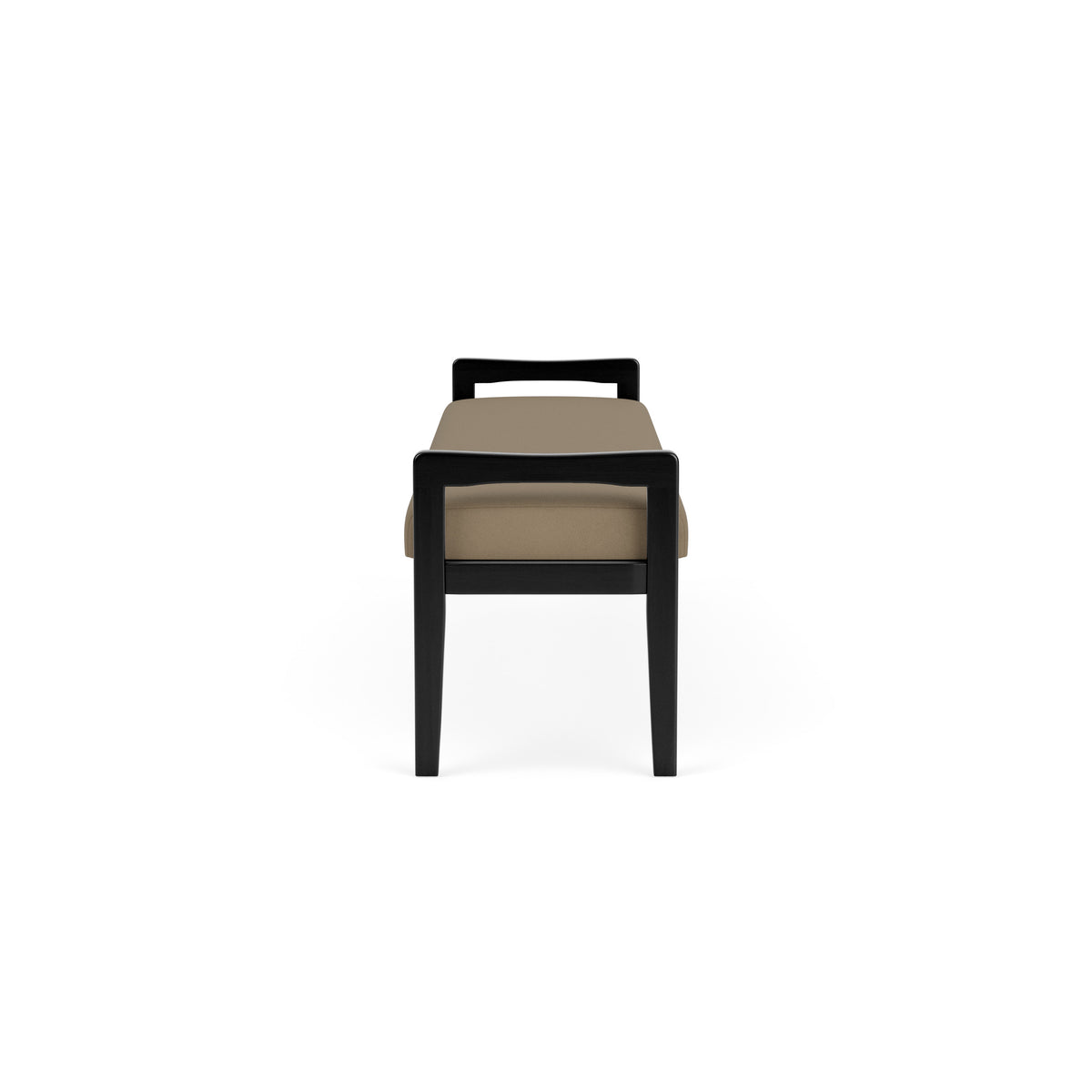Weston Waiting Reception 3 Seat Bench Wood Frame