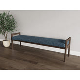 Weston Waiting Reception 3 Seat Bench Wood Frame
