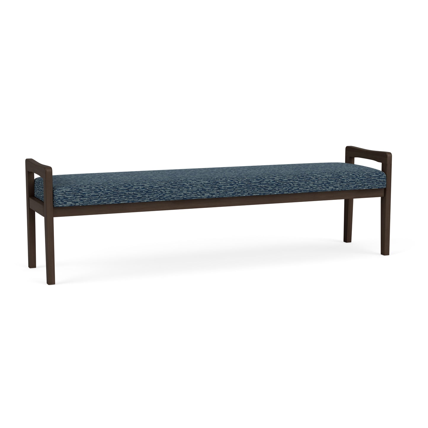 Weston Waiting Reception 3 Seat Bench Wood Frame