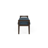 Weston Waiting Reception 3 Seat Bench Wood Frame