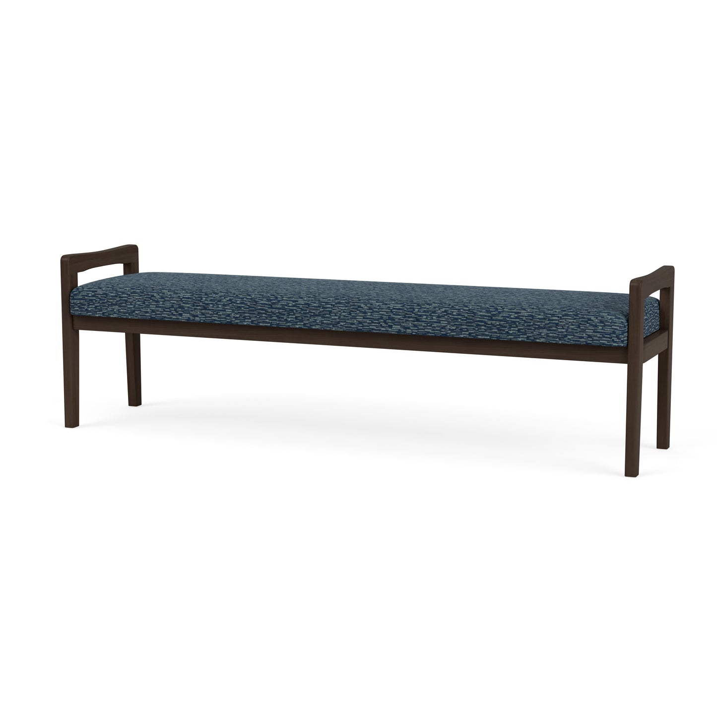 Weston Waiting Reception 3 Seat Bench Wood Frame