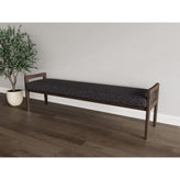 Weston Waiting Reception 3 Seat Bench Wood Frame