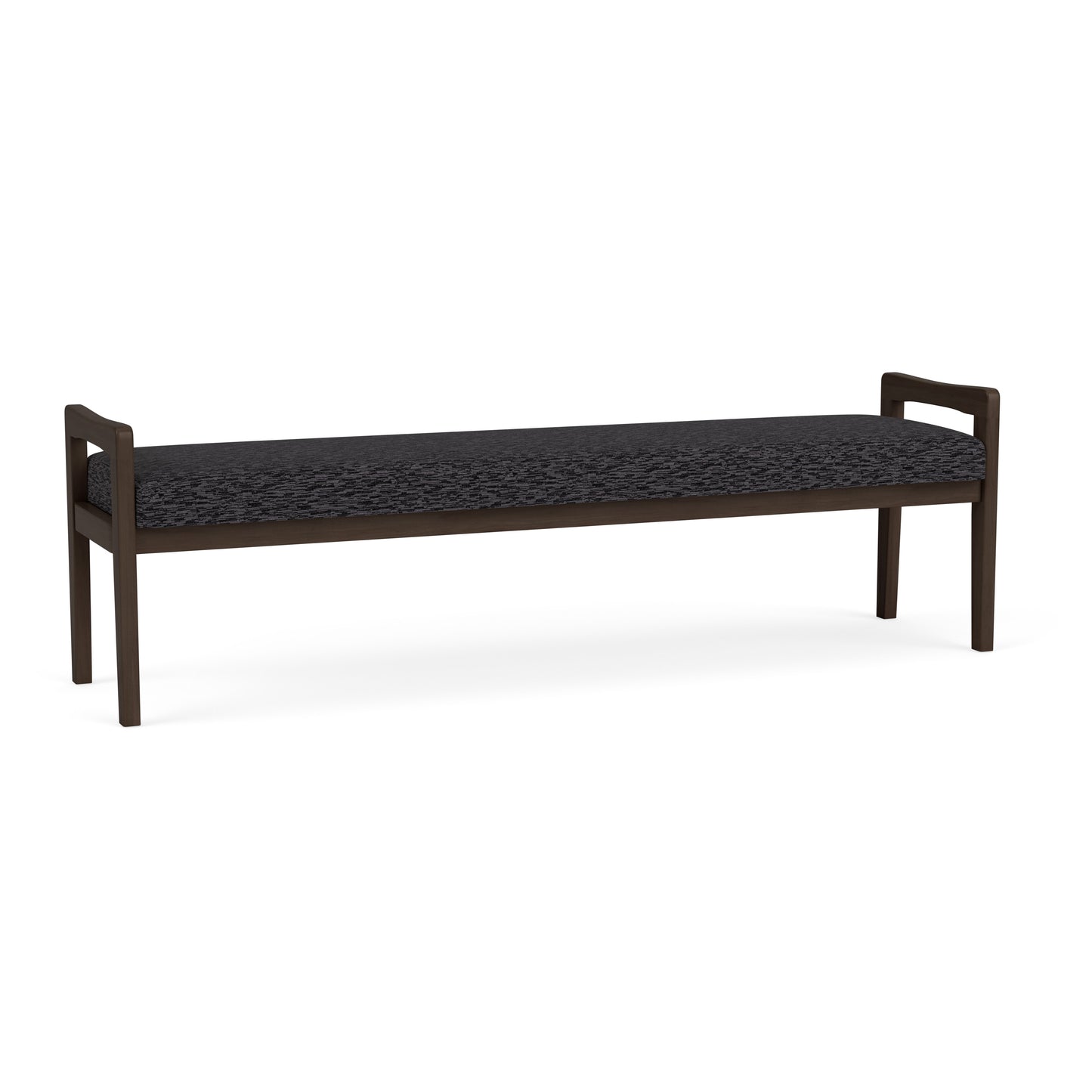 Weston Waiting Reception 3 Seat Bench Wood Frame