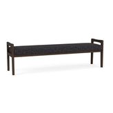 Weston Waiting Reception 3 Seat Bench Wood Frame